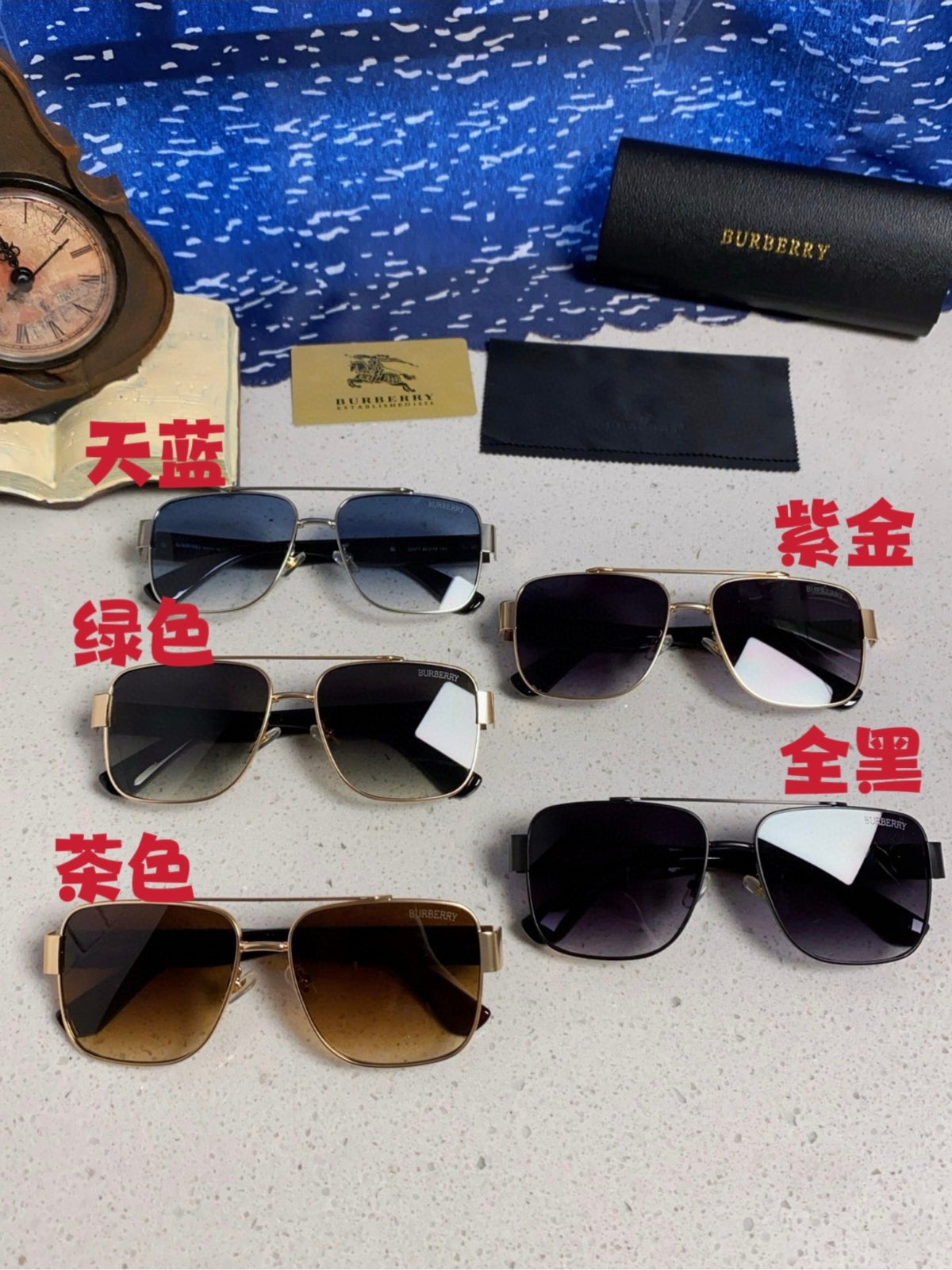 purple metal sun Sunglasses for men - alternate angle view 12