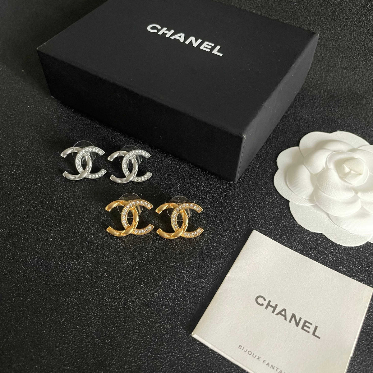 floral Stud Earrings for women - alternate angle view 10