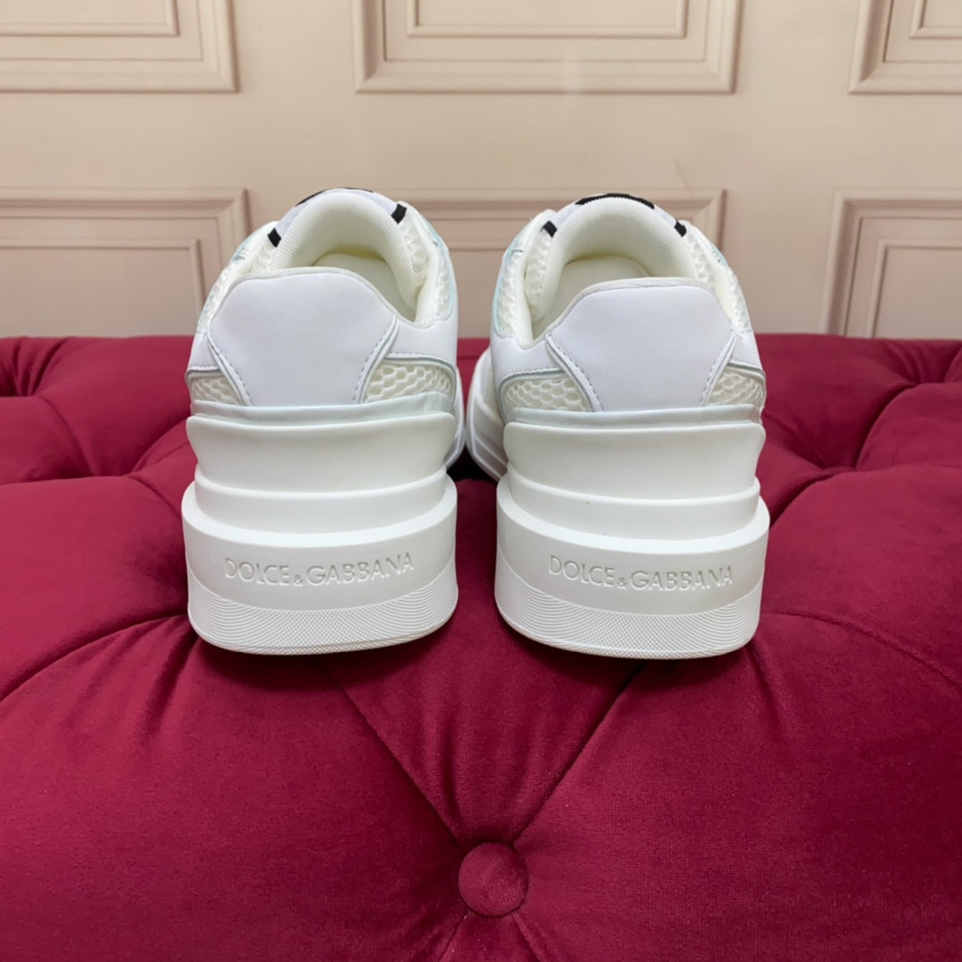 Dolce & Gabbana DG Heavy-Craft Calfskin Sneakers with 5D Accents