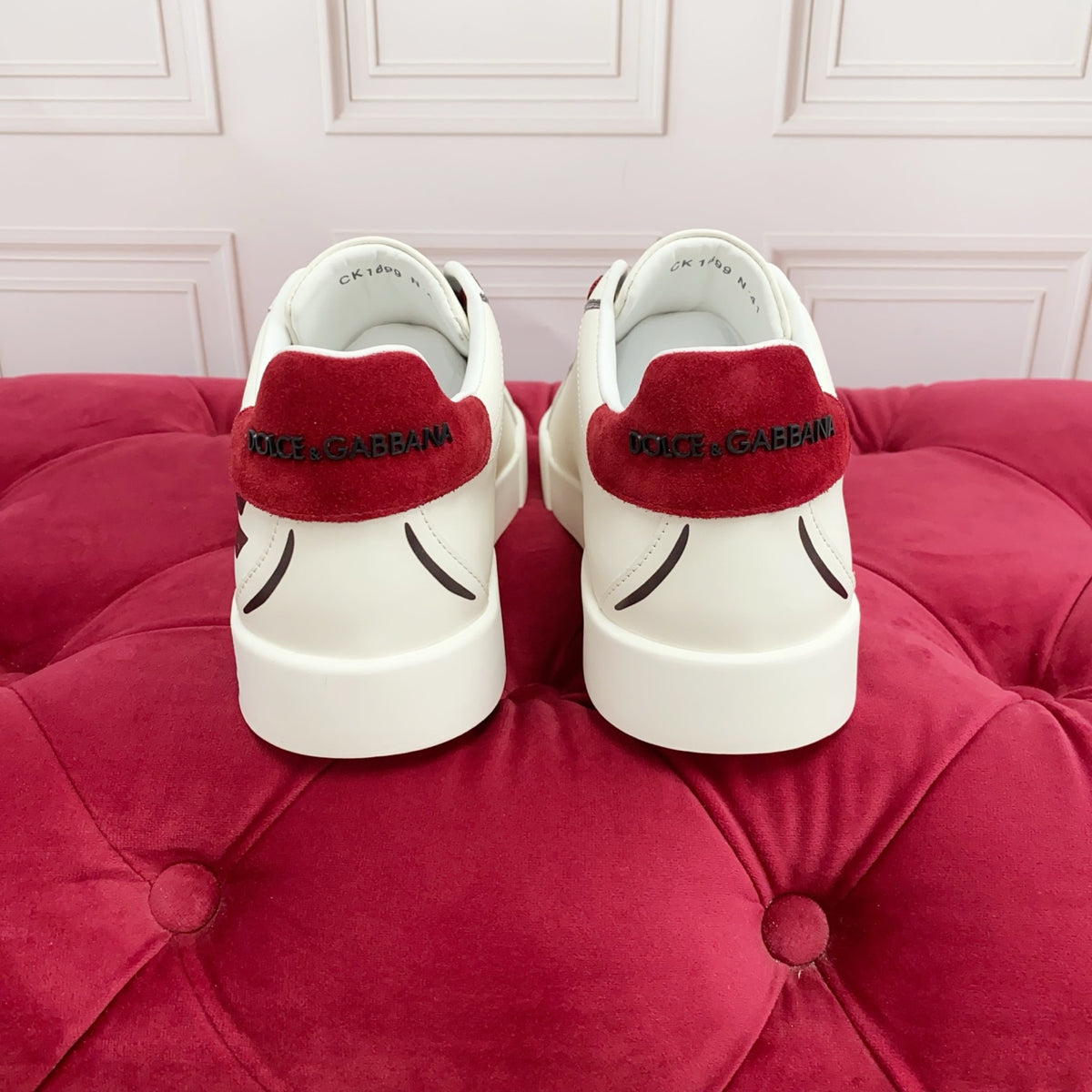 Dolce & Gabbana DG Heavy-Craft Calfskin Sneakers with 5D Accents