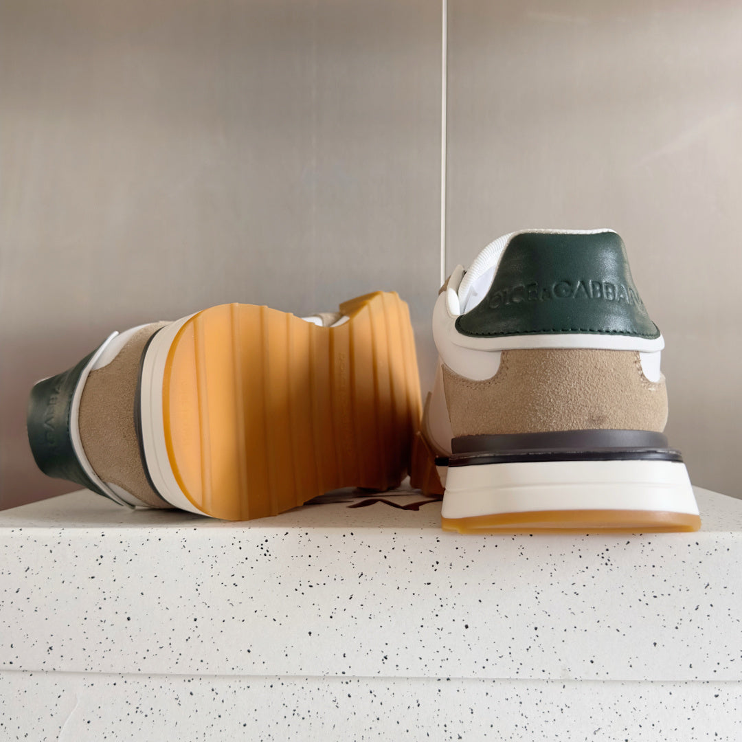 Dolce & Gabbana DG Cushion Mixed-Material Casual Sneakers