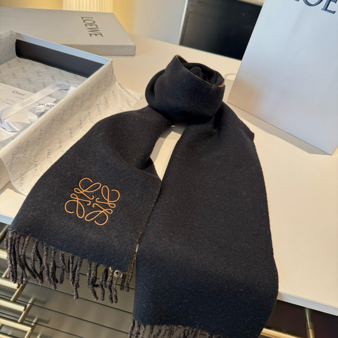 velvet elegant Scarf for unisex couple - alternate angle view 9