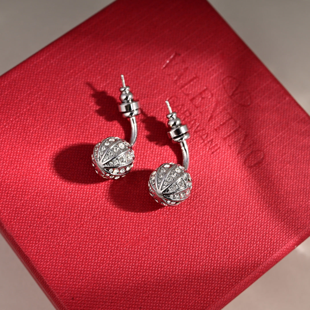 minimalist Drop Earrings for women - alternate angle view 8