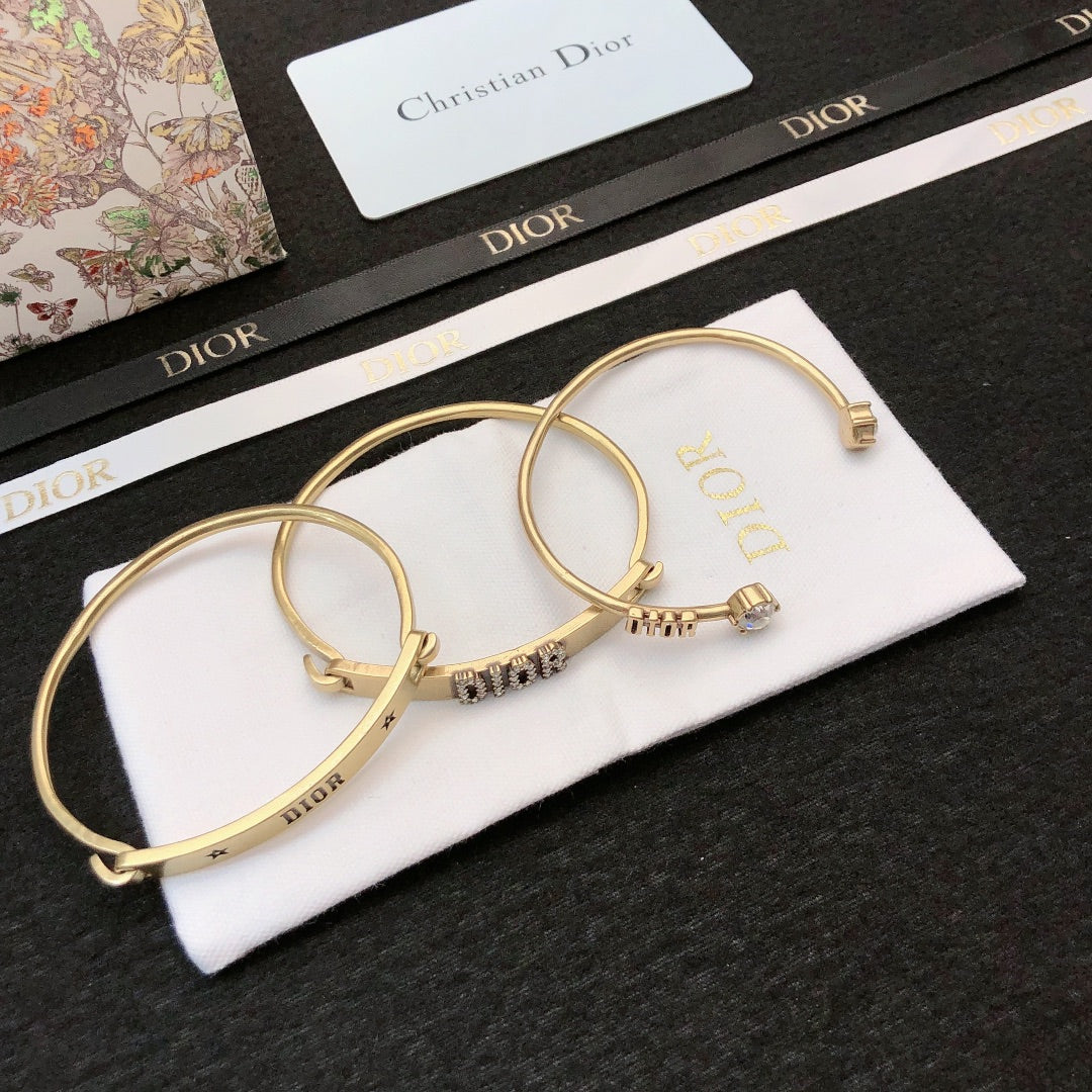 yellow brass unique Bangle for men - alternate angle view 9
