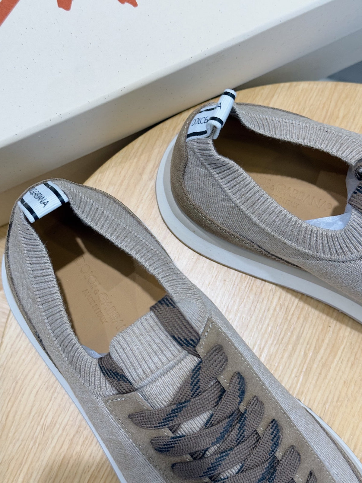 Dolce & Gabbana DG Cushion Mixed-Material Casual Sneakers