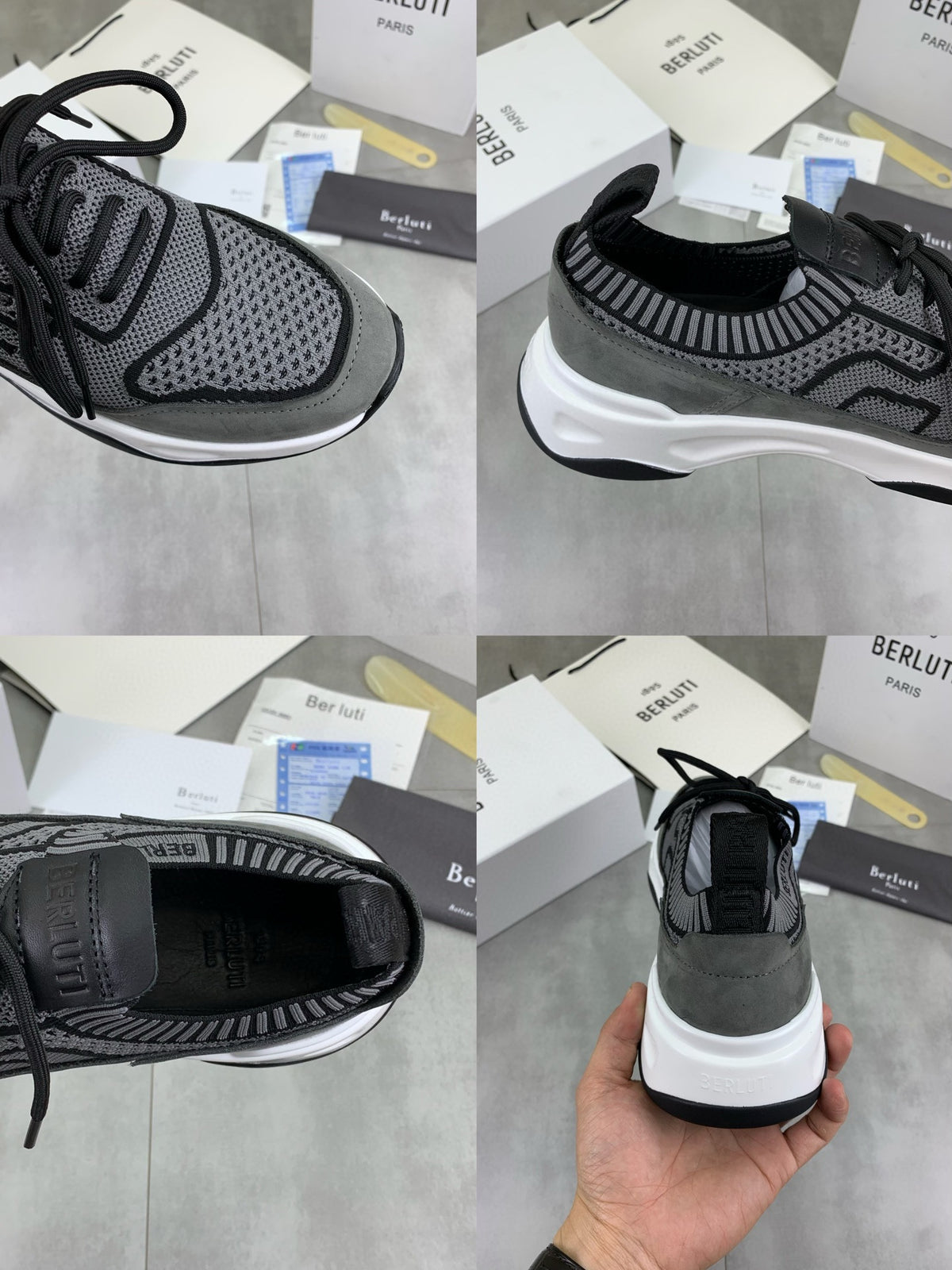 Berluti Men's Edge-Last Leather Casual Shoes
