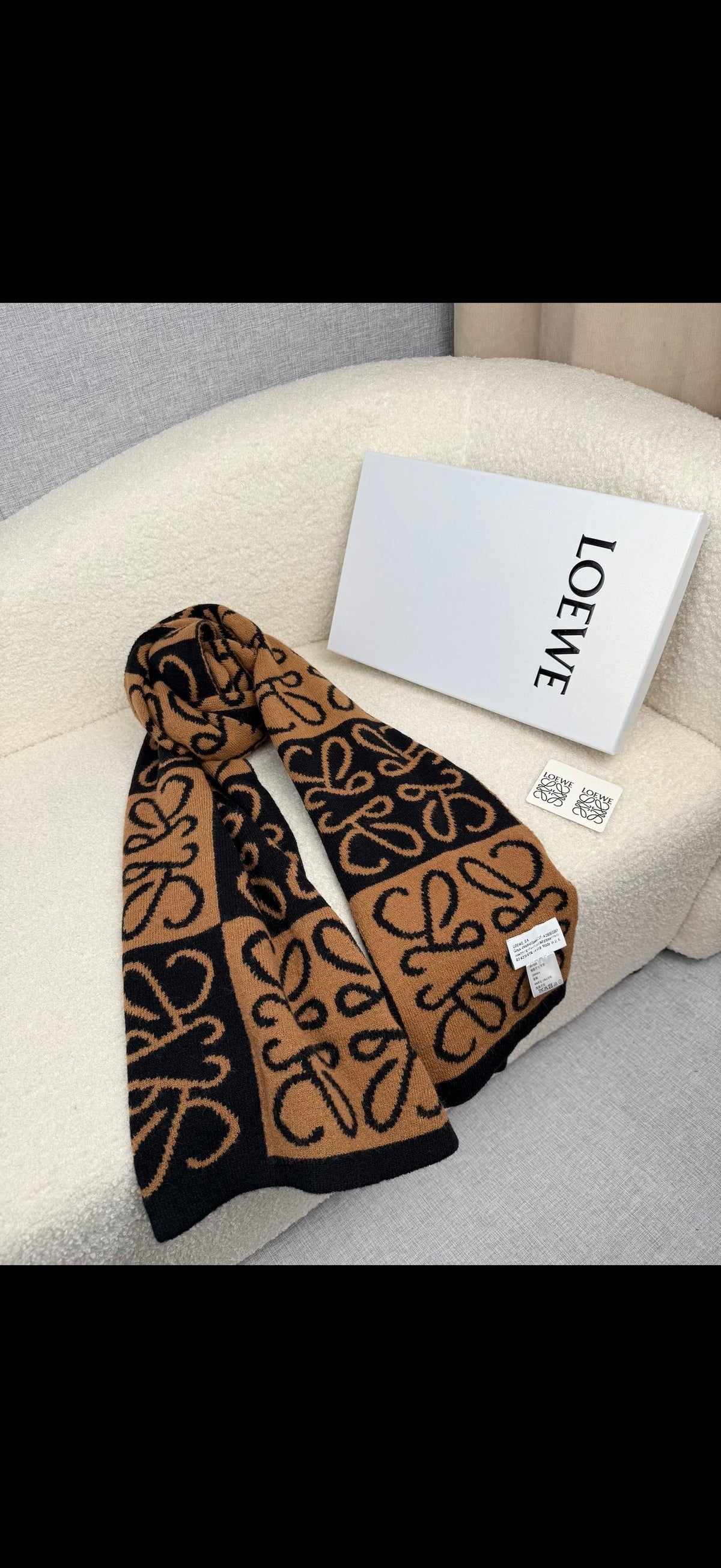 velvet floral Scarf for women - alternate angle view 8