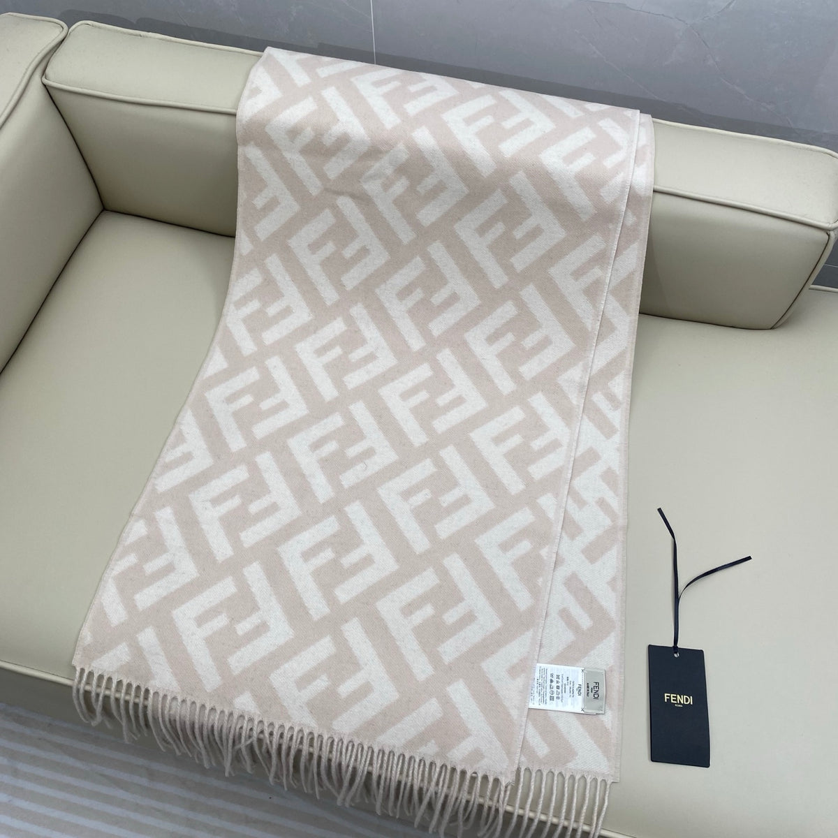 brown velvet floral Scarf for women - alternate angle view 9