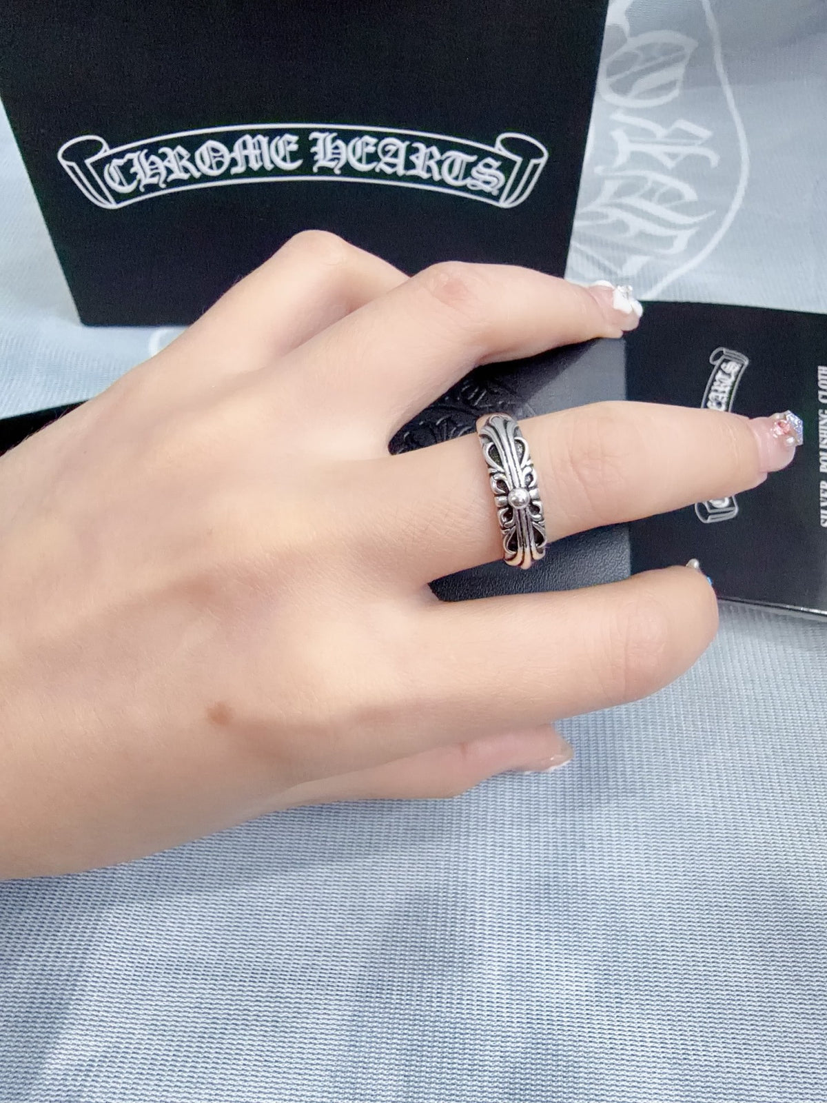 cross Ring for women - alternate angle view 6