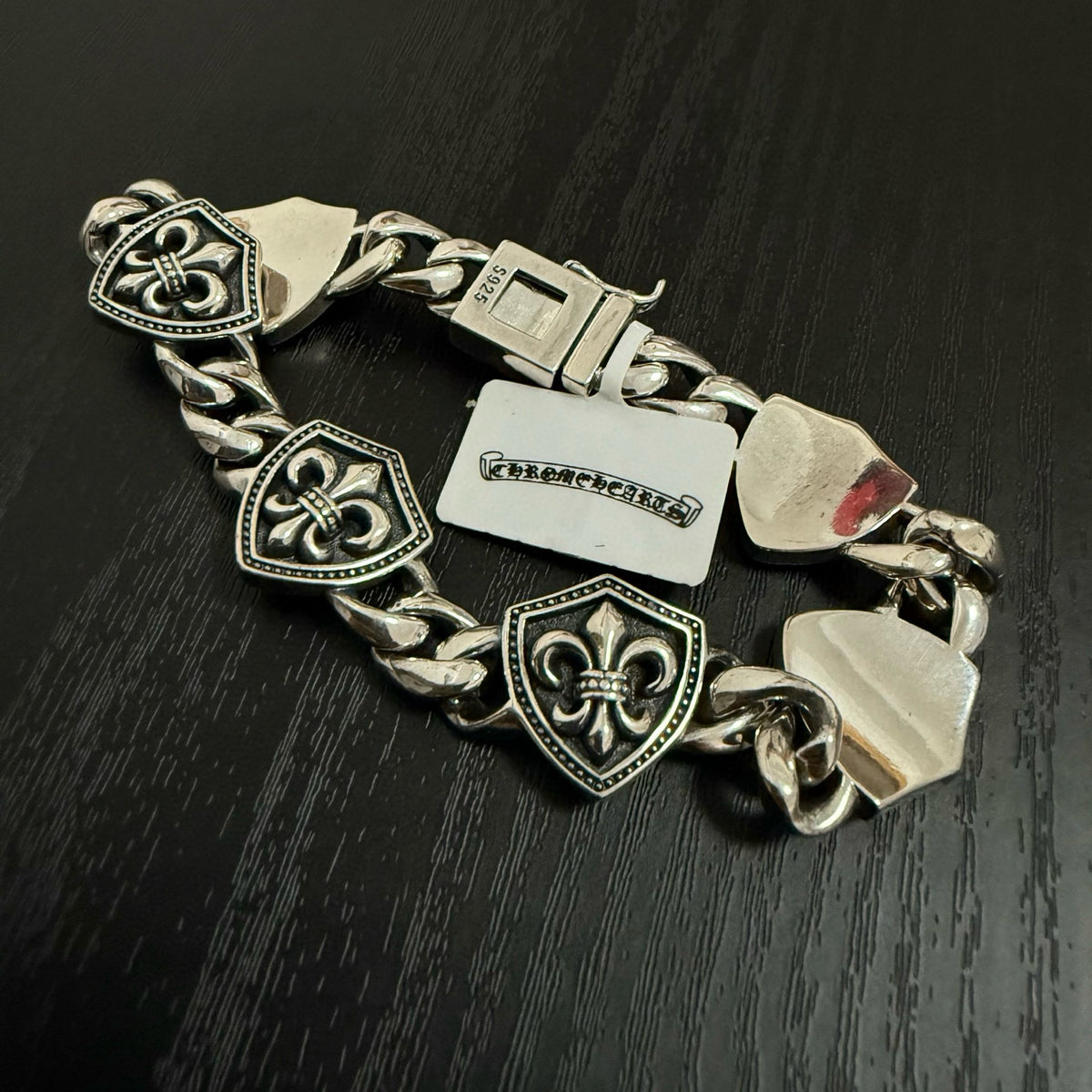 antique cross Bracelet for men - alternate angle view 6