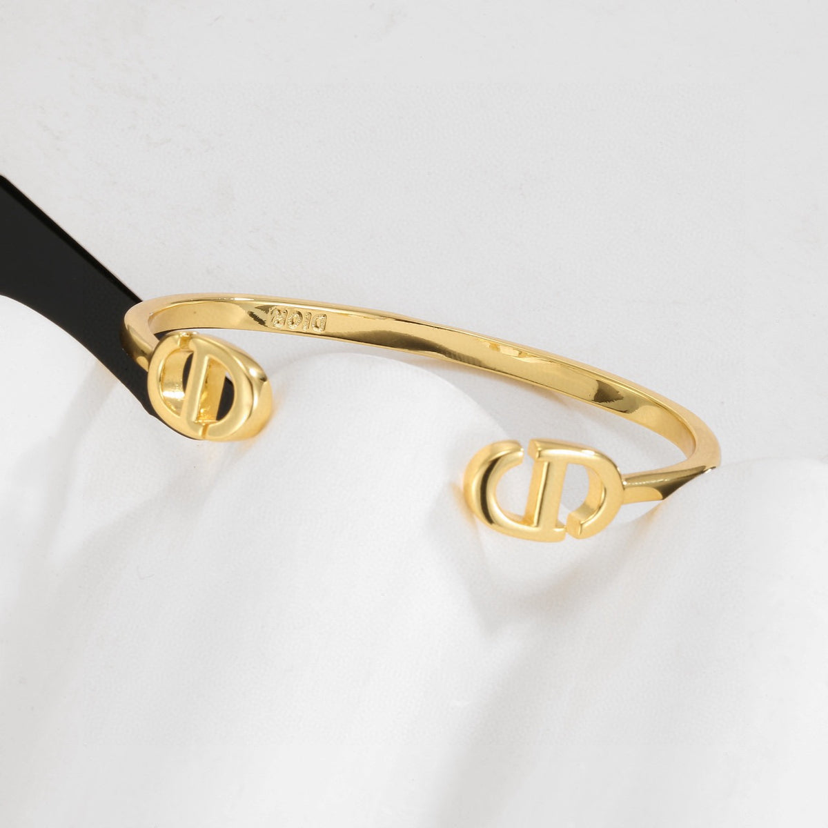 white gold Bangle for women - alternate angle view 6