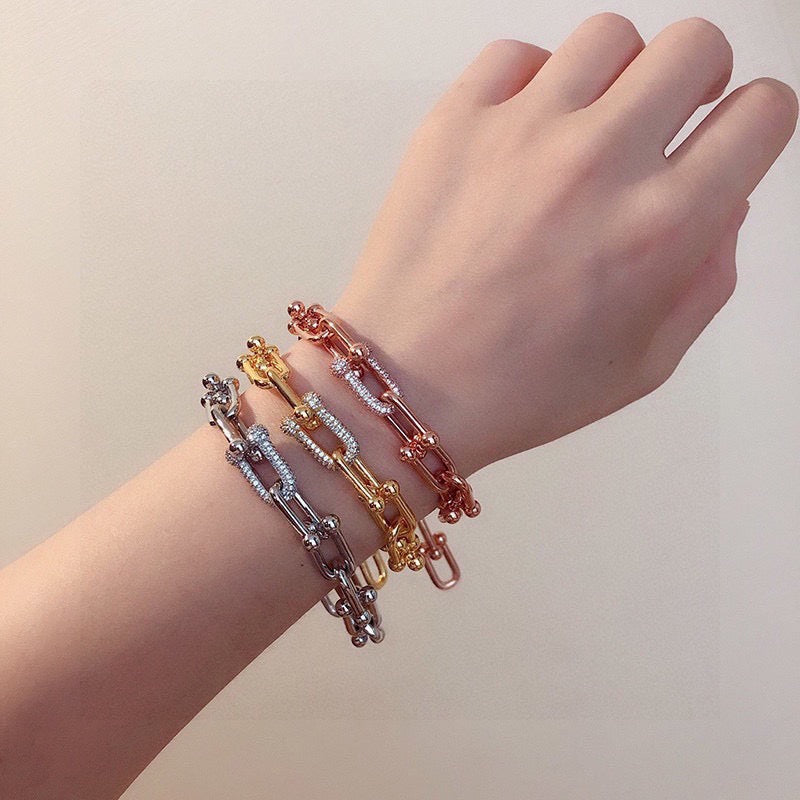 gold delicate Bracelet for men - alternate angle view 9