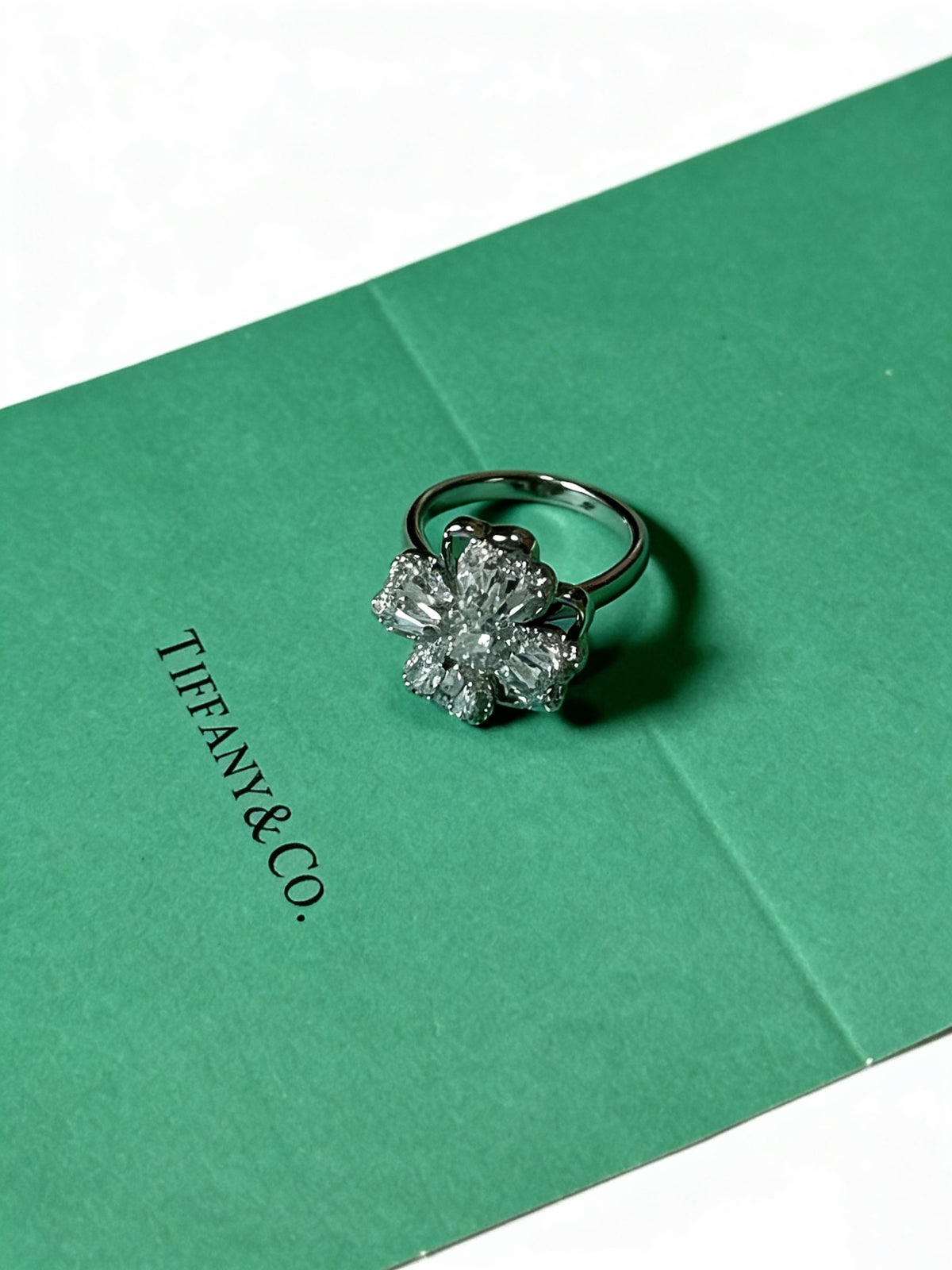 gold crystal minimalist Ring for women - alternate angle view 7