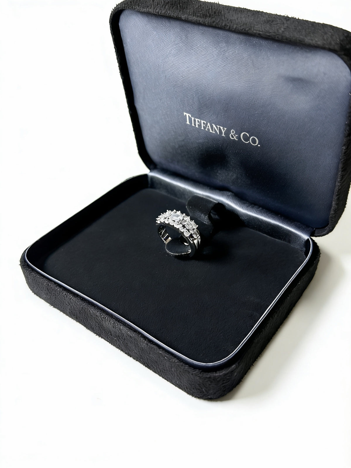 gold crystal minimalist Ring for women - alternate angle view 7