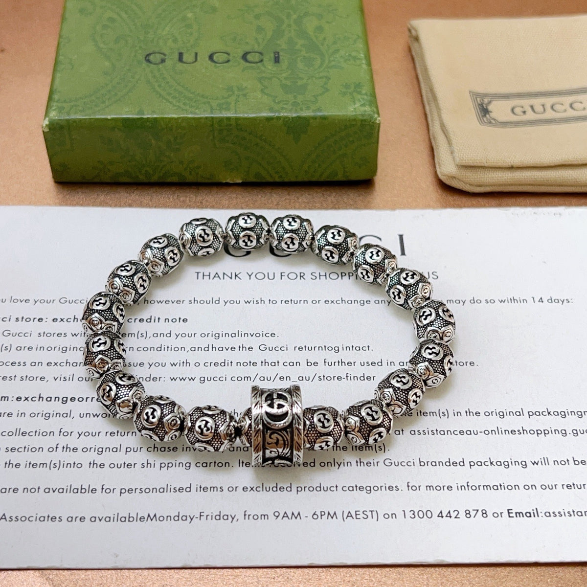 antique vintage Bracelet for men - alternate angle view 9