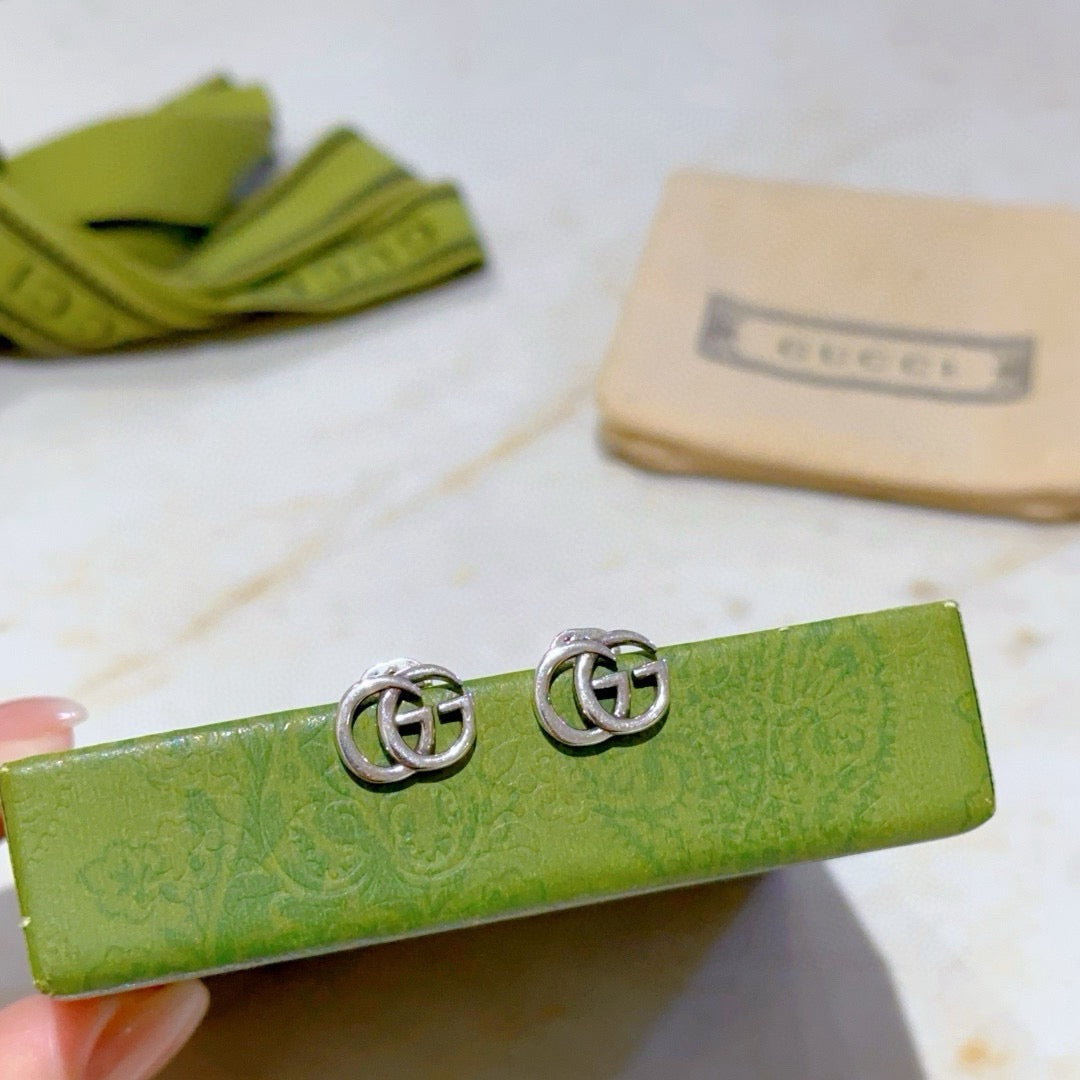 antique vintage Stud Earrings for women - alternate angle view 6