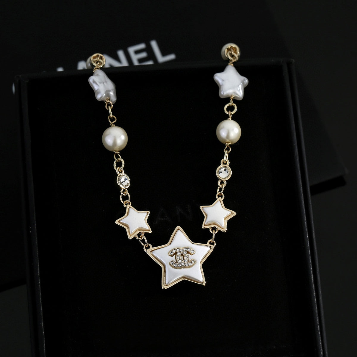 resin letter Necklace for women - alternate angle view 9
