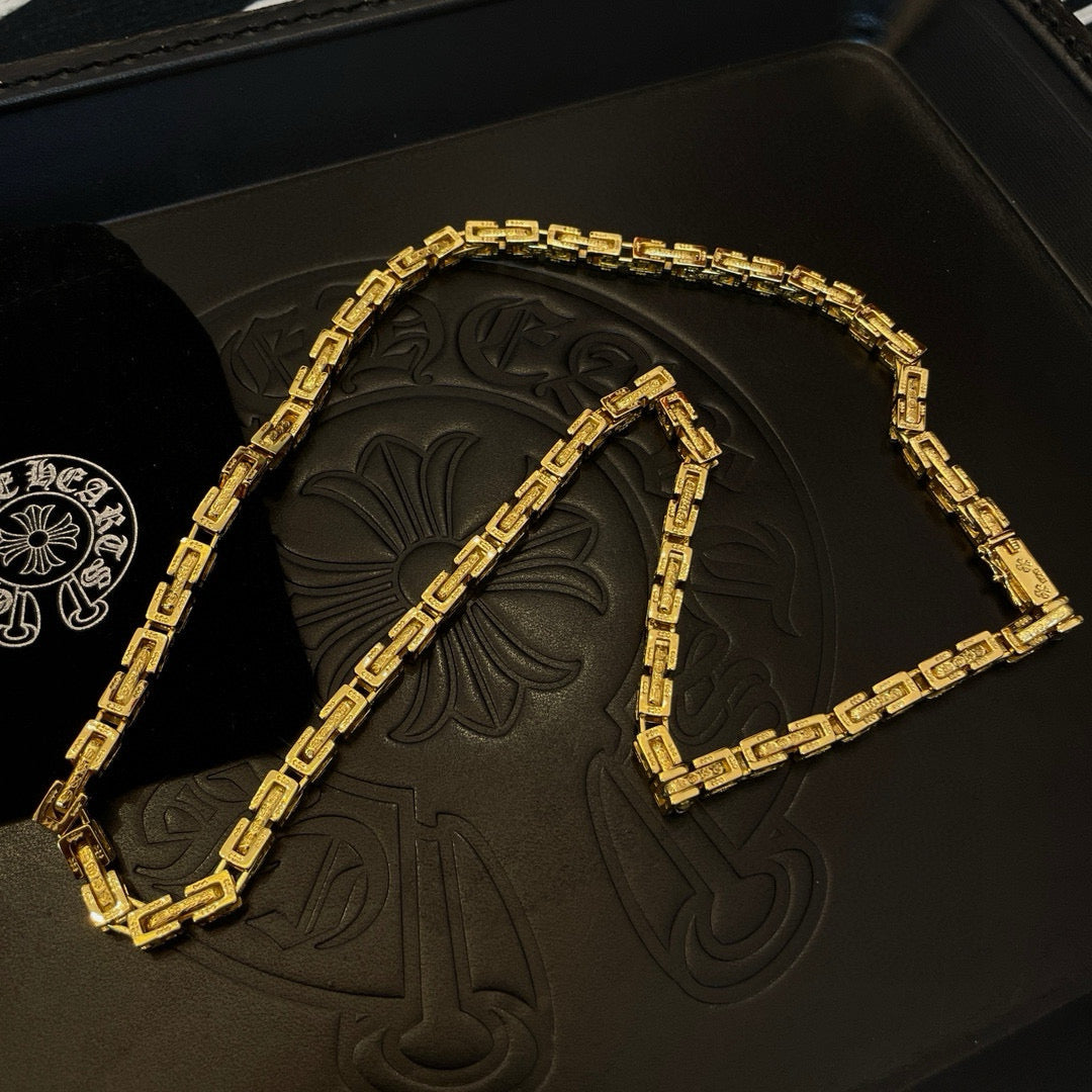 antique cross Necklace for men - alternate angle view 9
