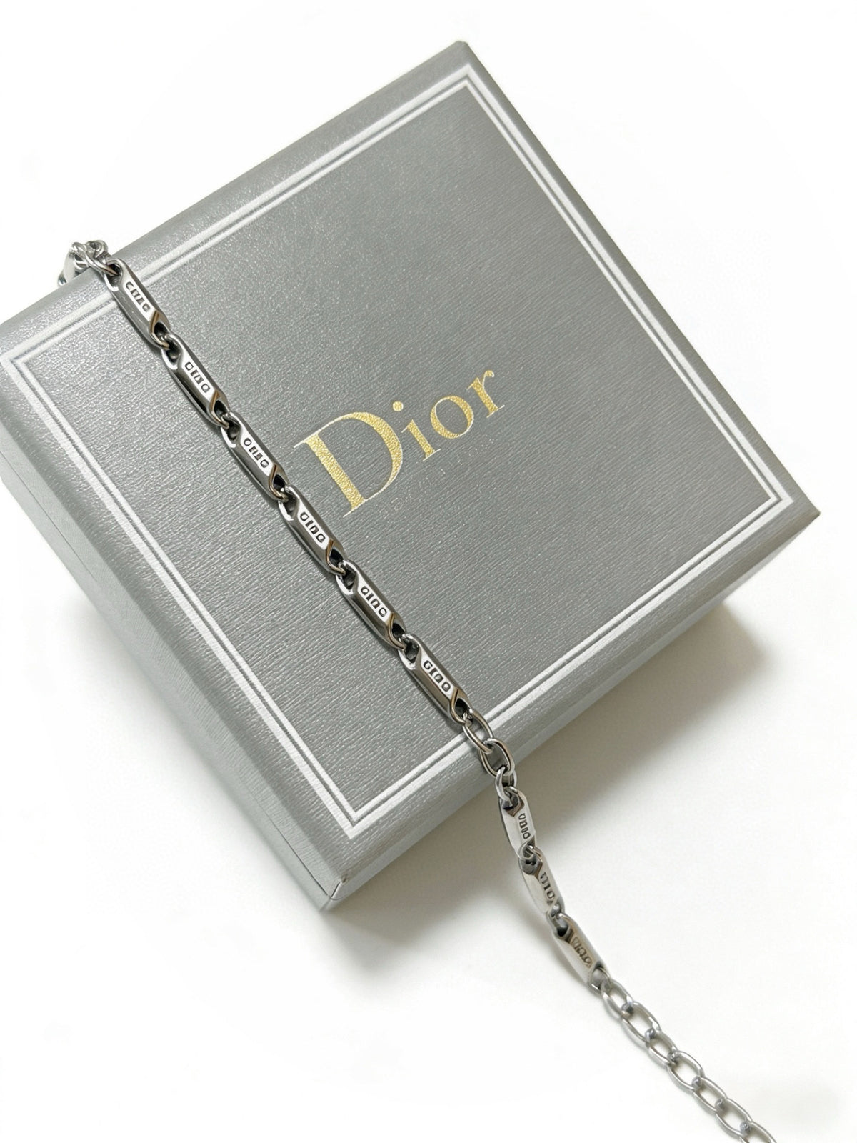 antique chain Bracelet for men - alternate angle view 6