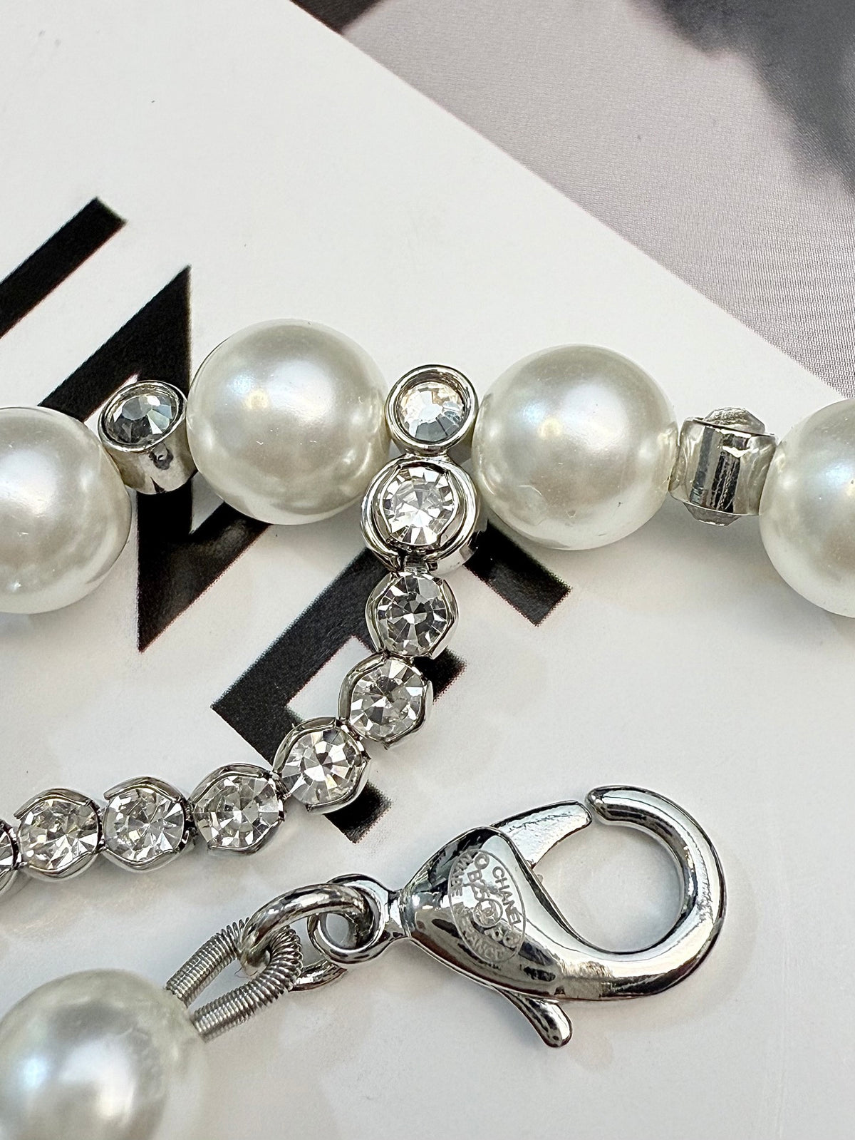 gold pearl double c Waist Chain for women - alternate angle view 8