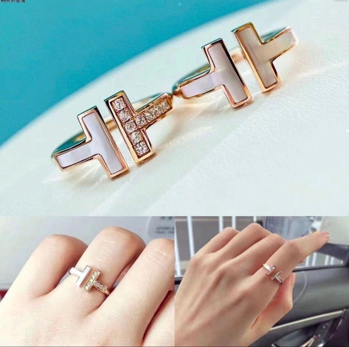 rose gold brass rose Ring for women - alternate angle view 6