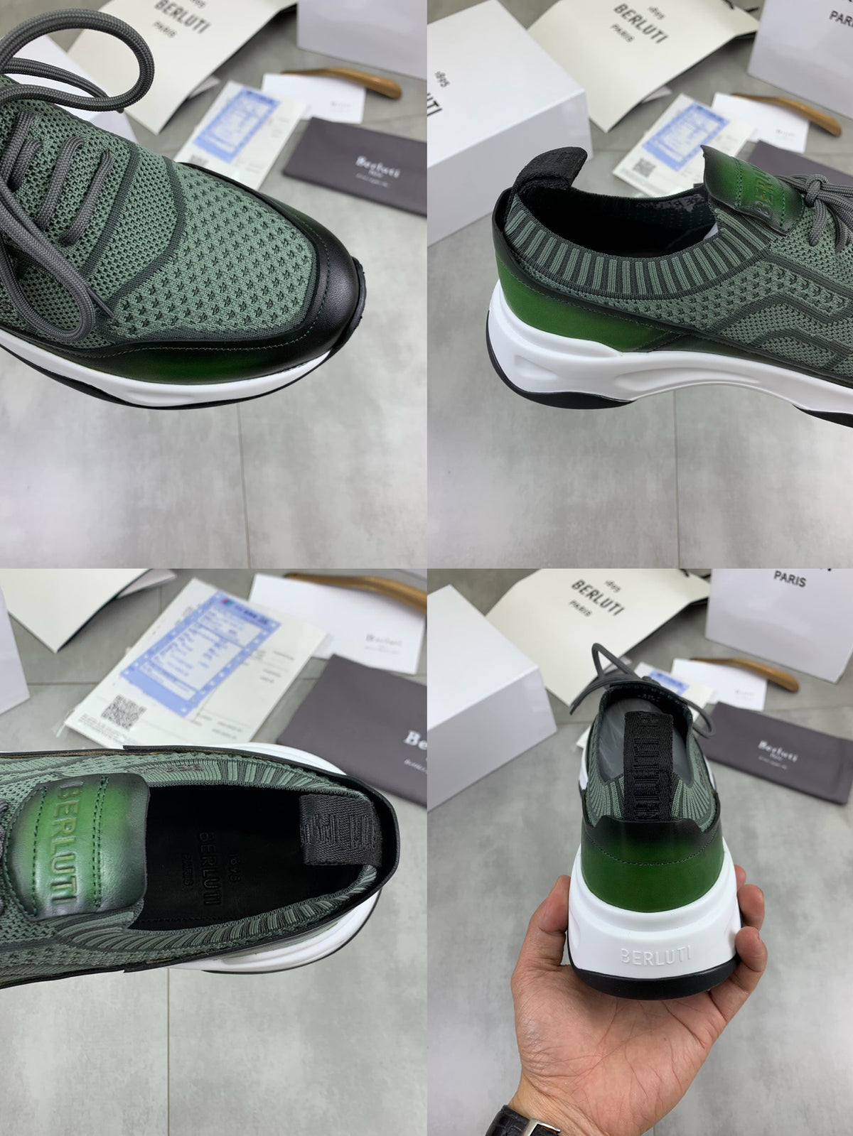 Berluti Men's Edge-Last Leather Casual Shoes