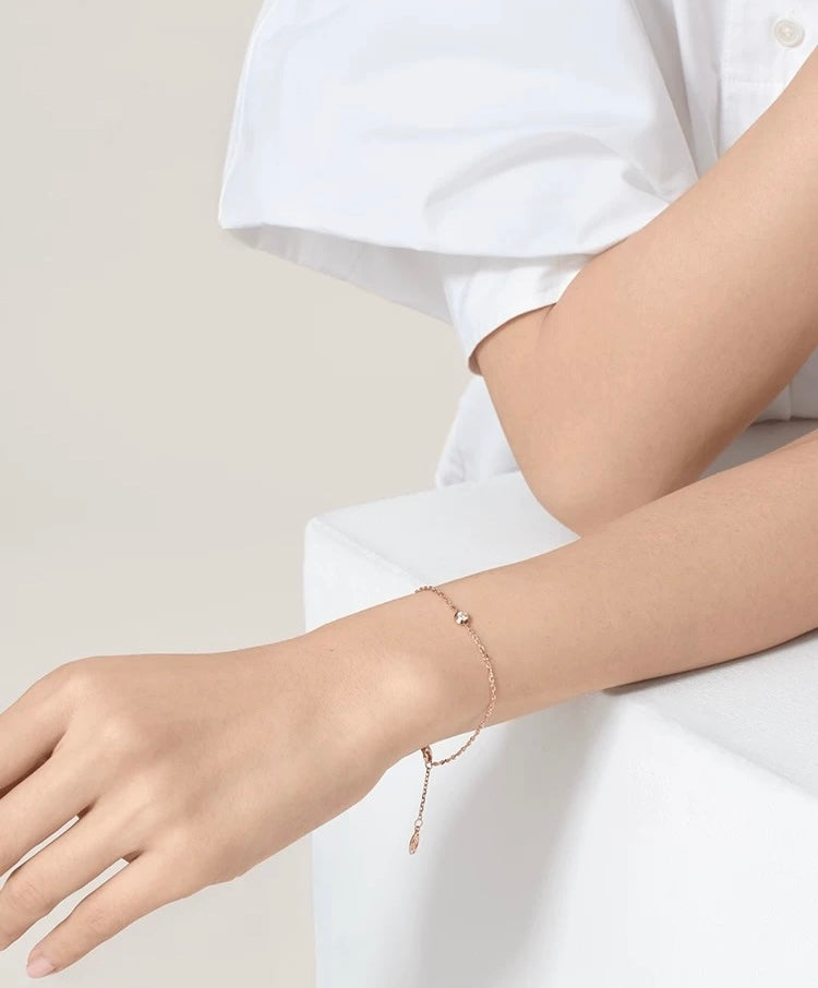 gold brass luxury Bracelet for women - alternate angle view 12