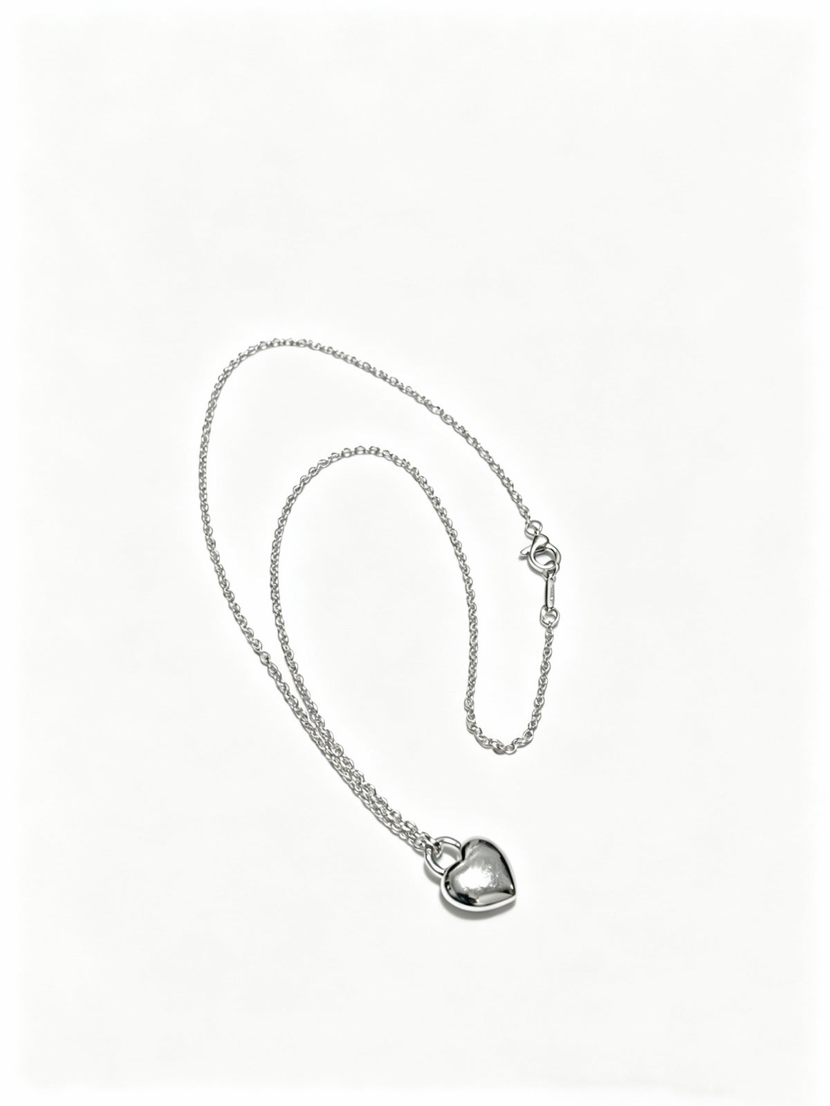 silver punk Necklace for men - alternate angle view 8