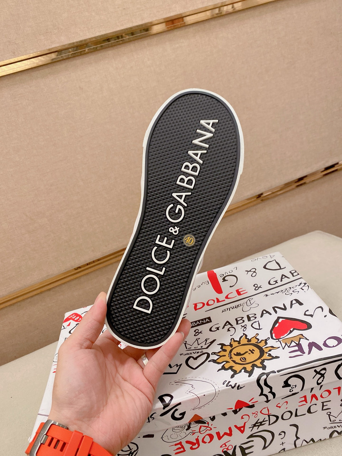 Dolce & Gabbana DG Men's Fashion Athletic Casual Sneakers