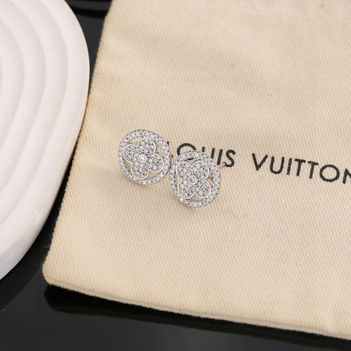 elegant Stud Earrings for women - alternate angle view 7