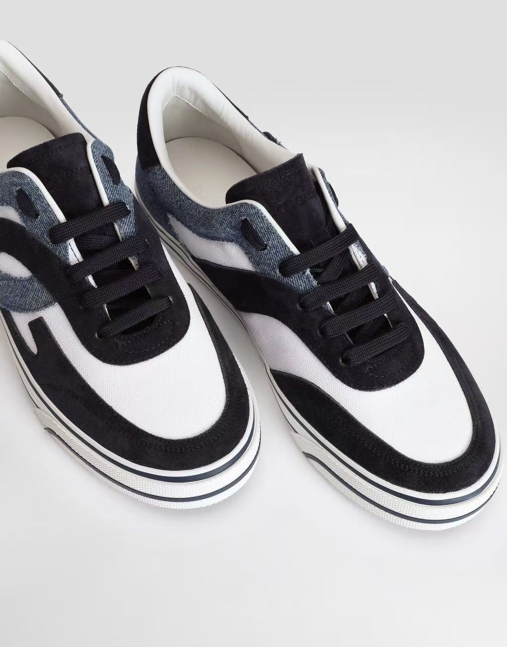 Dolce & Gabbana DG Men's Multi-Material Casual Sneakers 4 Colors
