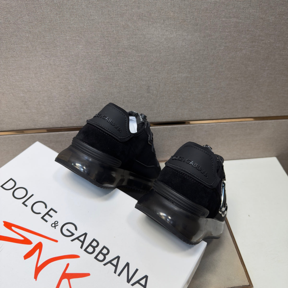 Dolce & Gabbana DG Couple's Multi-Material Casual Sneakers Multi-Color