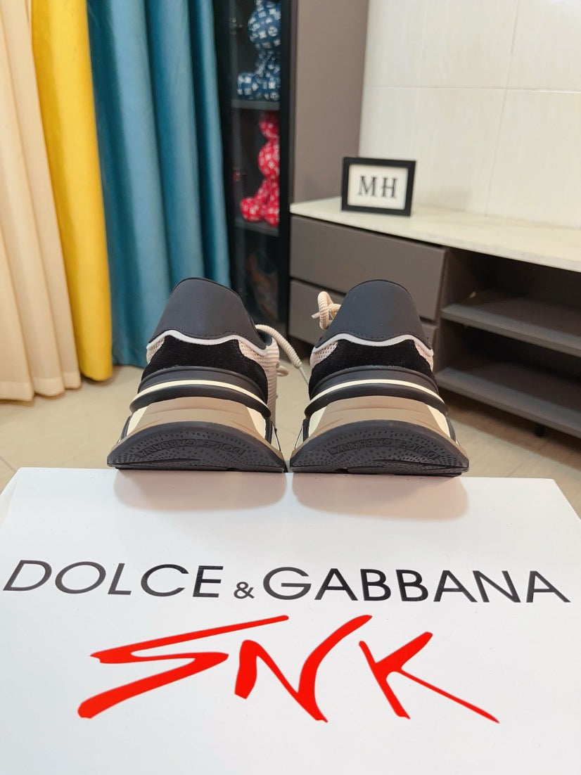 Dolce & Gabbana DG Men's Suede & Waterproof-Fabric Casual Sneakers