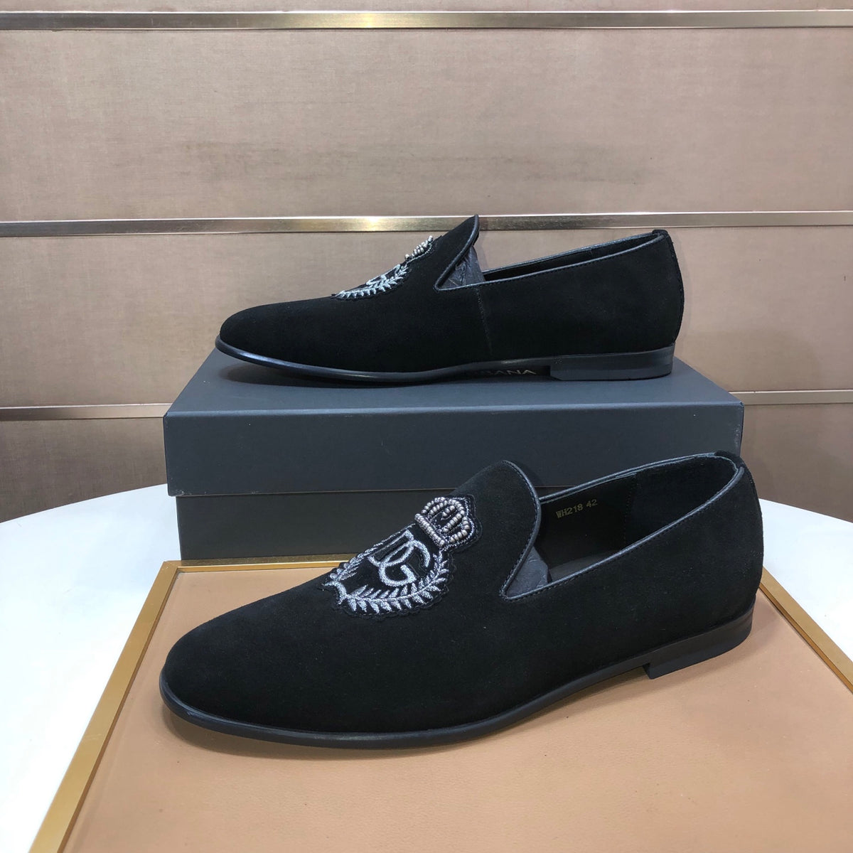 Dolce & Gabbana DG Men's Italian Calfskin Dress Shoes