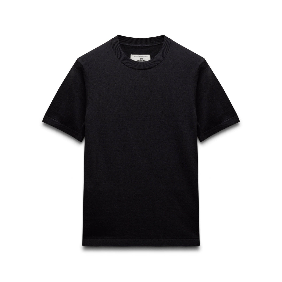Men's Cotton Cashmere Riviera T-Shirt – Black