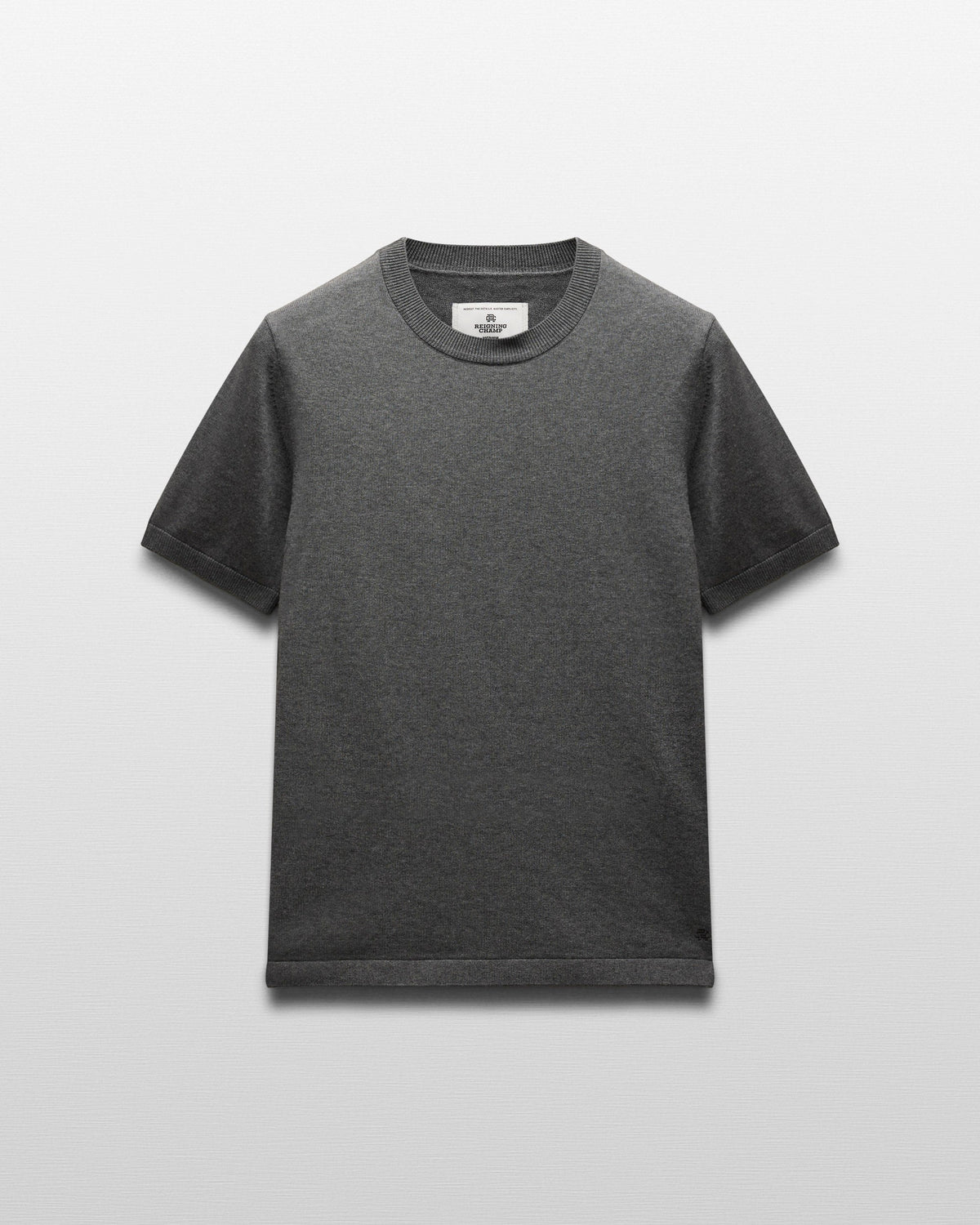 Men's Cotton Cashmere Riviera T-Shirt – Heather Carbon