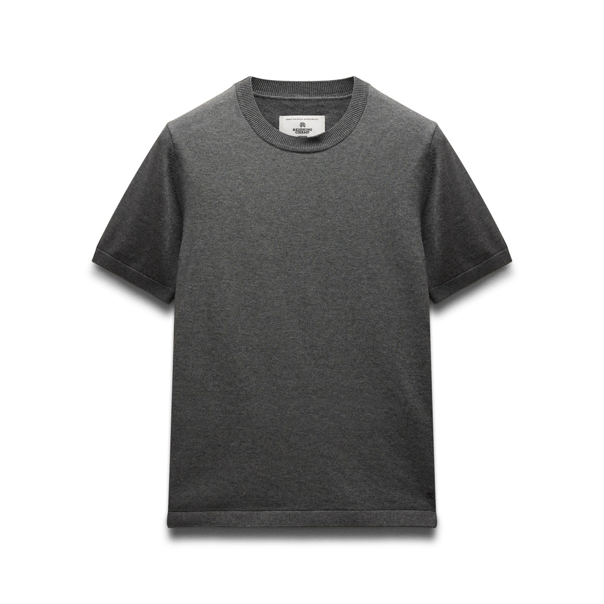 Men's Cotton Cashmere Riviera T-Shirt – Heather Carbon