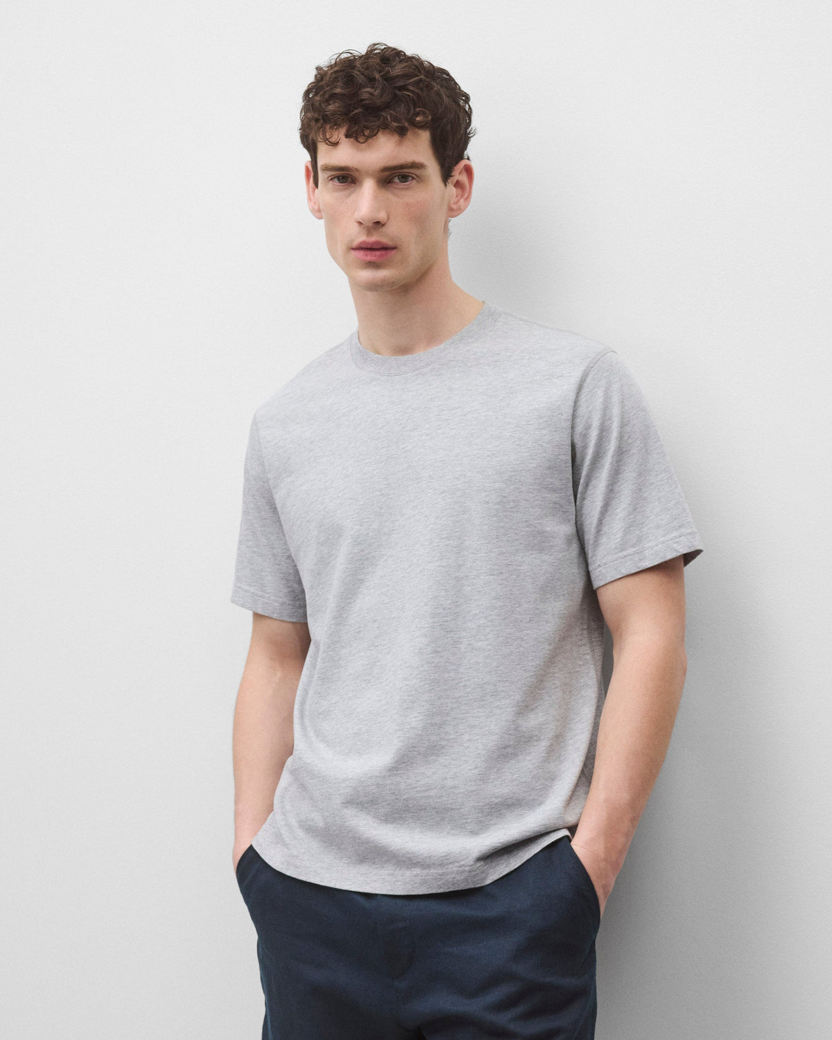 Men's Midweight Jersey OG T-Shirt – Heather Grey