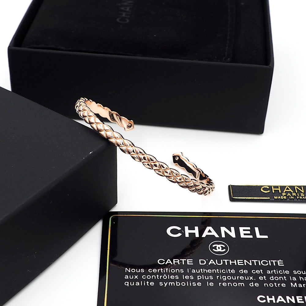 rose gold rose Bangle for women - alternate angle view 6