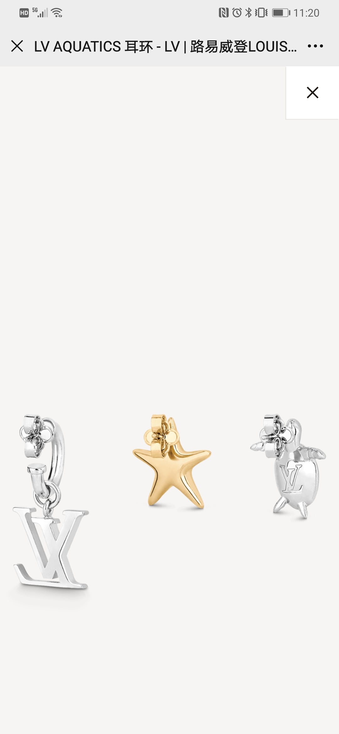 crystal letter Drop Earrings for women - alternate angle view 2