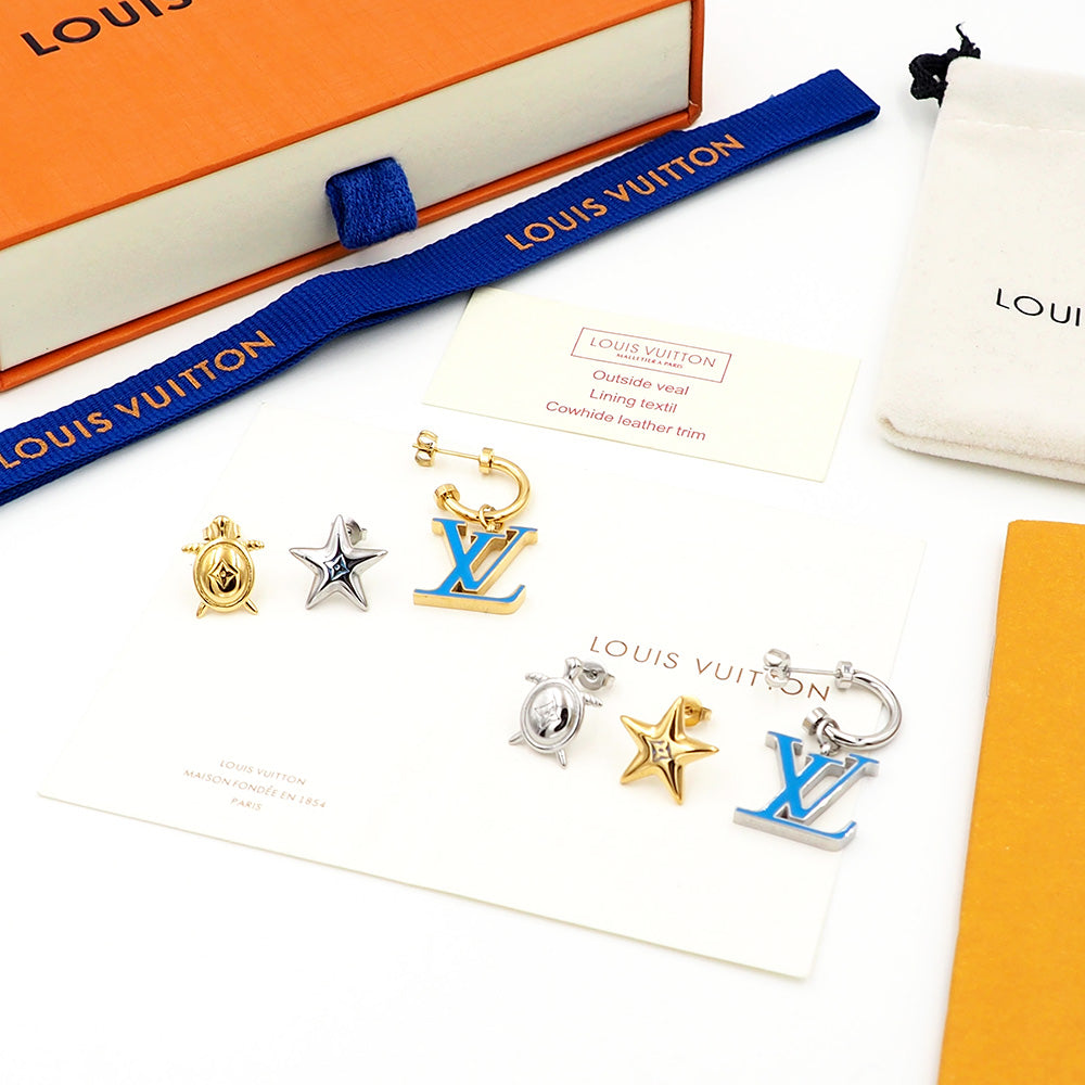crystal letter Drop Earrings for women - alternate angle view 5