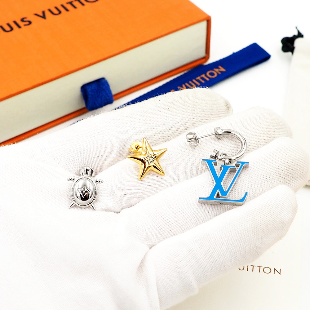 crystal letter Drop Earrings for women - alternate angle view 7