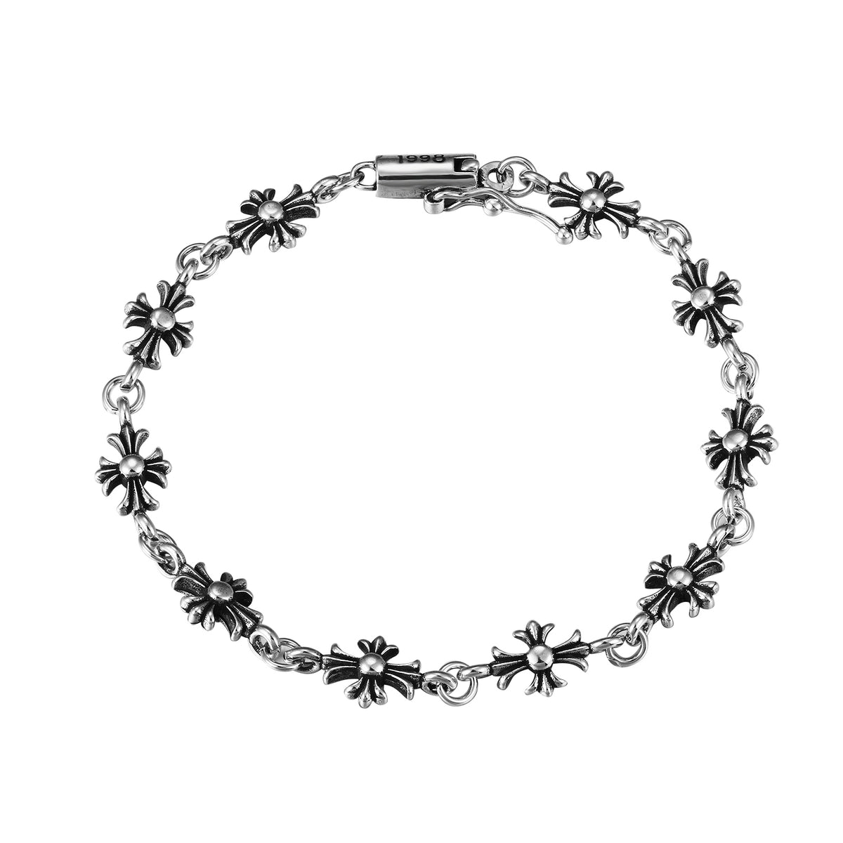 white crystal Bracelet for women - alternate angle view 4