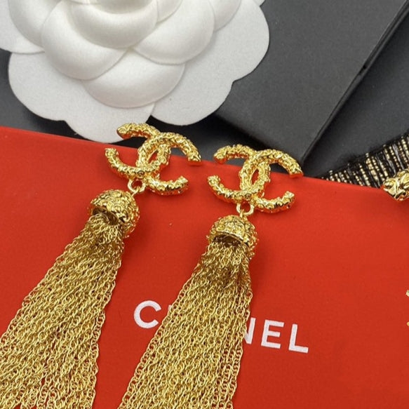 letter Drop Earrings for women - alternate angle view 6