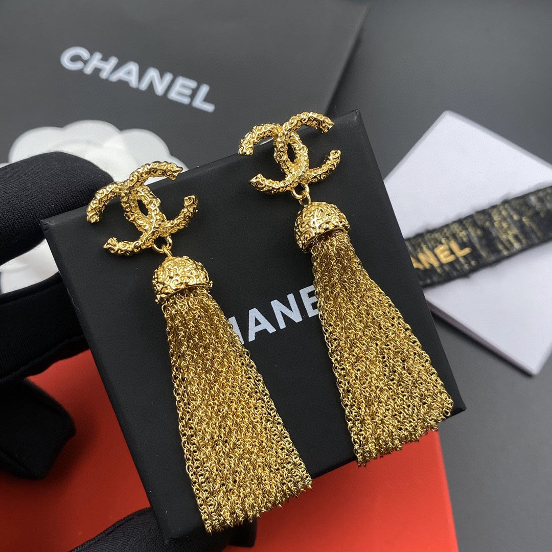 letter Drop Earrings for women - alternate angle view 9