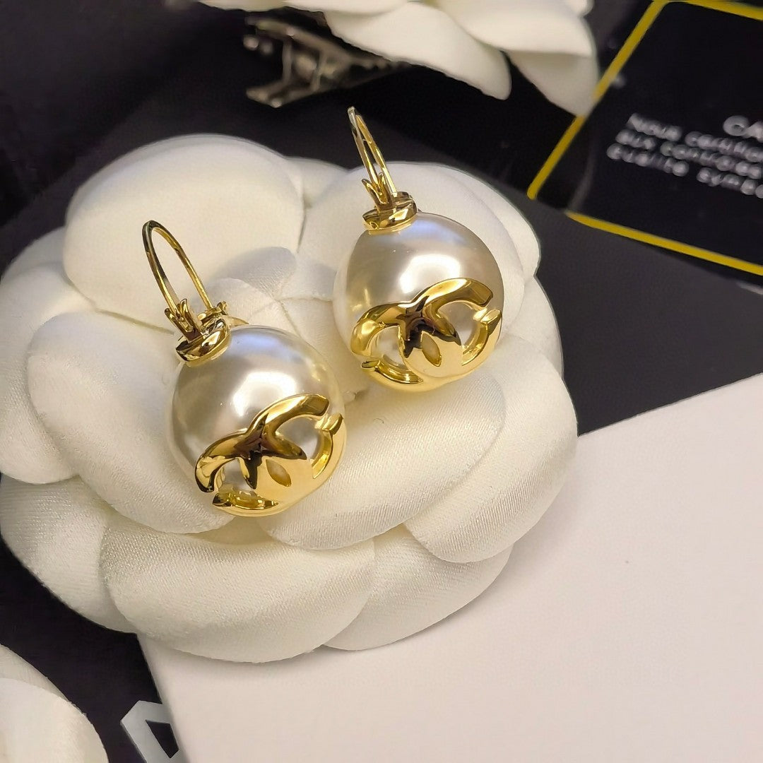 pearl Hook Earrings for women - product detail view