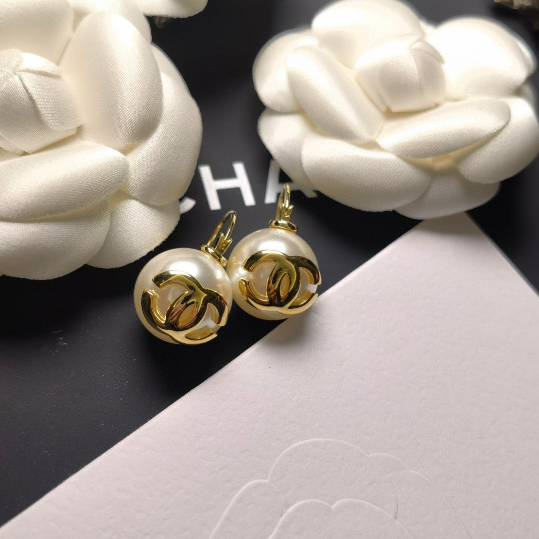 pearl Hook Earrings for women - alternate angle view 6