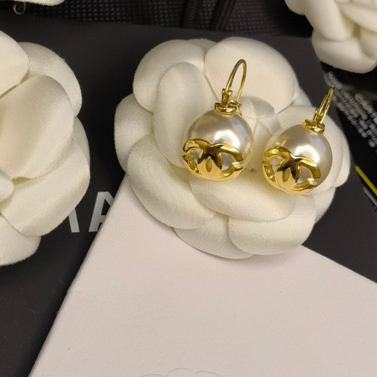 pearl Hook Earrings for women - alternate angle view 9