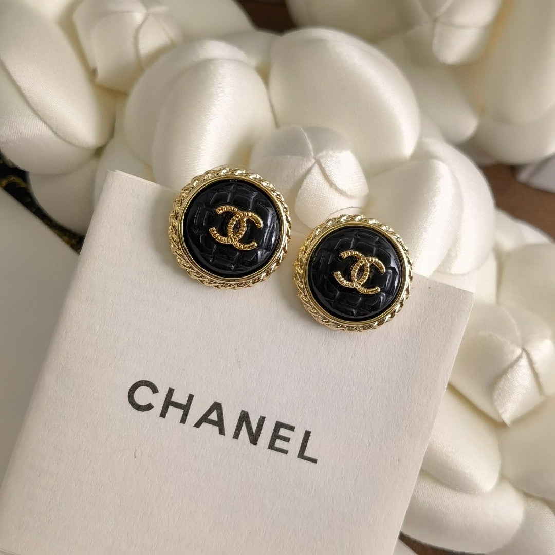 yellow brass letter Drop Earrings for women - alternate angle view 5