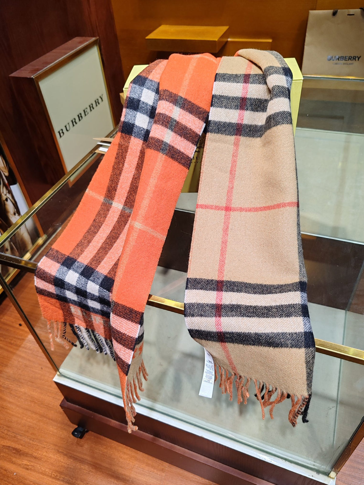multicolor velvet versatile Scarf for men - alternate angle view 4
